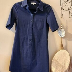 THML Navy Blue Midi Dress